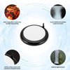 hygger Aquarium Air Stone, Bubble Stone Fish Tank Oxygen Stone Ultra Silent Deep Dissolving Oxygen Diffuser Kit for Aquarium Fish Tank and Hydroponic (Black, 4 Inch)
