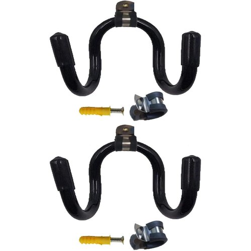Pmsanzay Universal Adjustable Sword, Wall Hook Display Hanger Wall Mount Display Stand Collection Rack for Sword,Dagger,Axe,Keyblade, etc —2 Pack— No Sword — Vertical/Horizontal Display