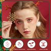 FULANSI Gold Glitter Freckles Face Tattoo,Sparkle Face Makeup Patches Fake Freckles Waterproof Temporary Tattoos Stickers for Women Girls Makeup Accessories Festival Party Face Decor 6pcs