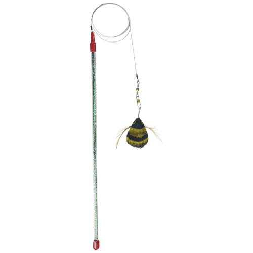 GoCat Cat Catcher Da Bee Cat Toy, Handmade in The USA (1 Bee)