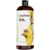 Castor Oil Pure Carrier Oil - Cold Pressed Castor Oil for Essential Oils Mixing Natural Skin Moisturizer Body & Face, Eyelash Caster Oil, Eyelashes Eyebrows Lash & Hair Growth Serum, 16 oz