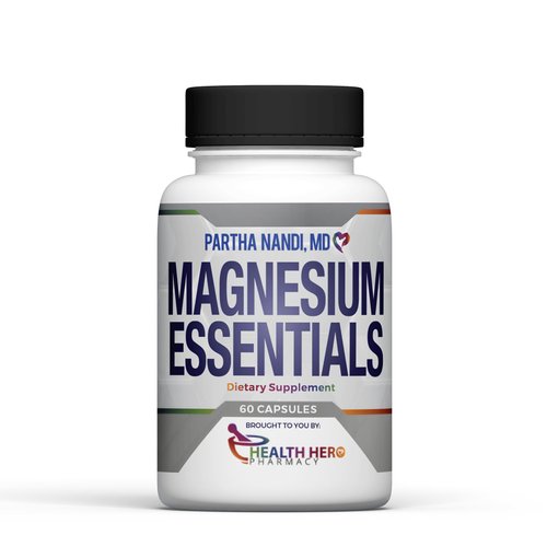 Partha Nandi, MD Triple Magnesium Complex - 60 Capsules - High Absorption Forms of Magnesium Citrate, Malate, and Glycinate - 235 mg - Magnesium Supplement for Sleep - Broad Spectrum 3-in-1 Capsules