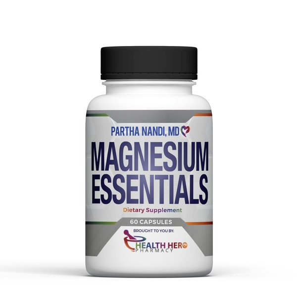 Partha Nandi, MD Triple Magnesium Complex - 60 Capsules - High Absorption Forms of Magnesium Citrate, Malate, and Glycinate - 235 mg - Magnesium Supplement for Sleep - Broad Spectrum 3-in-1 Capsules