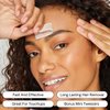 No Mo-Unibrow Hair Removal Waxing Kit - Waxing Strips For Eyebrows, Face, Upper Lip, and Chin - As Seen On Shark Tank - Travel Friendly Wax Strip For Face - Wax Strips and Mini Tweezers - 2 Pack