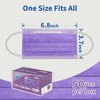Medtecs Face Mask Disposable - 50/2000 PCS - Comfortable 3 Layer Breathable Mask, The Better Protection and Health Choice - CoverU Adult Mask - 50 PCS/Box - Lavender