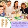 ZYFLSQ 18 Pcs King Cake Baby Jesus Figure, 1.5'' King Cake Babies Plastic Jesus Doll with Gift Bag, Mini Jesus Figurines in Bulk for Mardi Gras Party King Cake Toppers Decorations Epiphany Gifts