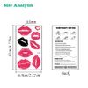 Valentines Day Temporary Tattoo 84 Pcs Kiss Lip Tattoo Stickers Heart Love Romantic Couple Sweet Fake Body Face Tattoo Gift Anniversary Birthday Wedding Party Favors