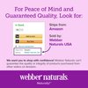 Webber Naturals Triple Strength Omega-3 Fish Oil, 1,800 mg Omega-3 (1,200 mg EPA / 600 mg DHA) per Serving, 120 Clear Enteric Softgels, No Fishy Aftertaste, for Heart, Brain and Joint Health