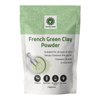 Hebhac Herbs French Green Clay Powder 114g | Face Mask Oily Skin, Deep Facial Cleanser, Softening Skin, Body Clay | Natural Detoxifying Mask, (114g 4oz)