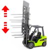 Gemini&Genius Forklift Truck Toys Engineering Vehicle 1/50 Scale Diecast Fork Truck Construction Alloy Warehouse Vehicle Models Toys for Kids (Green)