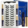 7C SevenCrown Magnetic Eyelashes,Magnetic Lashes ,10 Pairs Magnetic Lash Kit with Magnetic Liner,3D Natural Look,Reusable Cat-Eye Magnet False Eyelashes Cruelty Free.