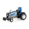 Agriculture 1/64 New Holland Blue Barracuda Pulling Tractor with Pickup Truck & Trailer 47570