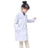 RLIAHALM Kid Lab Coat Doctor Unisex Role Play Scientist Halloween Career Day Dress Up Costume for boys and girl (White, Small)