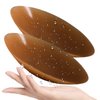 PRETTYWELL Brown Nipple Covers for Women, Waterproof Adhesive Pasties, Reusable Nipple Cover Silicone Nipple Pasties Black Nipple Petals