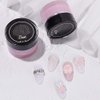 DAGEDA 3D Sculpture Gel, Nail Mold DIY Styling Carving Embossed Gels for Nail Art Decoration, Professional Nail Tools（Clear）