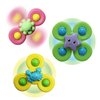 3PCS Suction Cup Spinner Toys for 3 Year Old Baby Boy,Novelty Spinning Tops Bath Toys for Toddlers Kids Age 3 Sensory Baby Toys Girl Boy Birthday Gift (Ocean 3PCS)