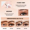 HOSAILY Winged Eyeliner Quick Fix Makeup Cleanser Eraser Pen Set, Waterproof Smudgeproof Eyeliner Stamp Cat Eye Stencils, Makeup Corrector Pen for Eyeliner Lipstick Mascara with 3 Replacement Heads