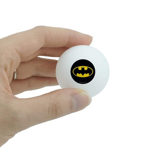 GRAPHICS & MORE Batman Classic Bat Shield Logo Novelty Table Tennis Ping Pong Ball 3 Pack