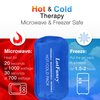 LotFancy Gel Ice Packs, 2pc Reusable Hot Cold Pack for Therapy, Heating Cooling Gel Pad, Pain Relief for Face, Head, TMJ, Wisdom Teeth, Oral Facial Surgery, Sport Injuries, Migraine, Muscle Joint