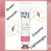 DOLL FACE Liquid Blush for Cheeks | Pillow Perfect Gel Cushion Blush | Cream Blusher Makeup | Lightweight, Blendable & Buildable Natural Radiance (Pillow Talk)