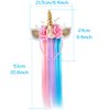 Lorfancy Unicorn Headband for Girls Unicorn Costume Birthday Halloween Party Unicorn Party Supplies Favors(Headband)