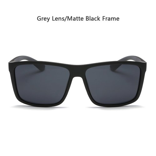 Polarized Sunglasses for Men Driving Mens Sunglasses Rectangular Vintage Sun Glasses For Men/Women Matte Black