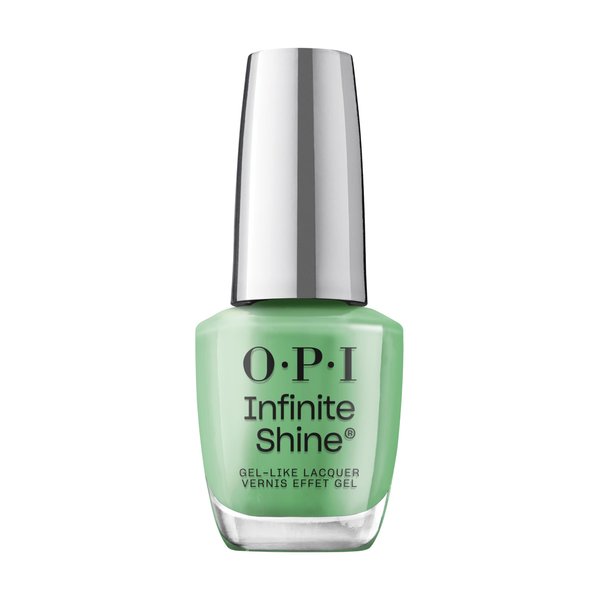 OPI Infinite Shine Long-Wear Dark Crème Finish Opaque Green Nail Polish, Up to 11 days of wear & Gel-Like Shine, Won for the Ages, 0.5 fl oz