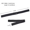 YTBYT 10 Pcs Black Adjustable Elastic Bands Adjustable Straps for Making Wig Cap Accessories (1 x 12 Inch)