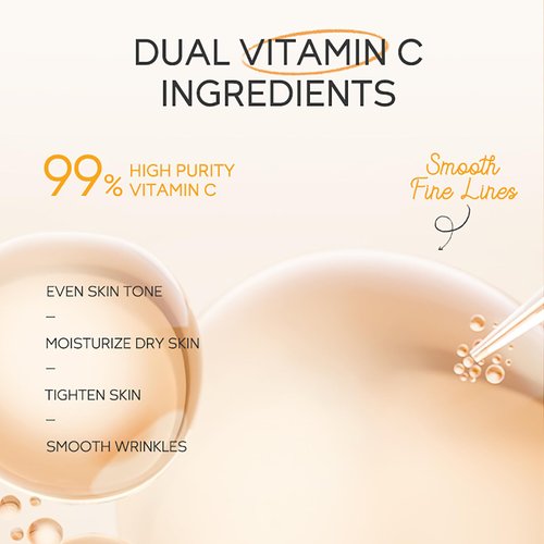 LAIKOU Skin Care Set Vitamin C Women Beauty Gift Sets Skin Care Kit with Cleanser, Toner, Serum, Eye Cream, Face Cream Travel Kit for Women Teen Girls Mom Daughter Birthday TSA-friendly Sizes 5pcs