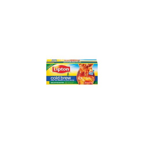 Lipton Cold Brew Decaffeinated Pitcher Size Tea Bags, 22ct tea bags - 2 Boxes