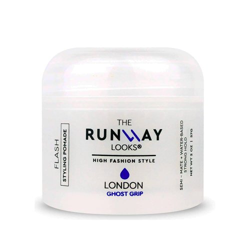 The Runway Looks Ghost Grip Styling Hair Pomade, Medium To Strong Hold Styling Pomade, Water-Based Formula, For Men And Women (2oz)