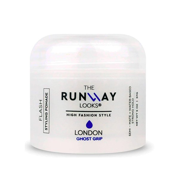 The Runway Looks Ghost Grip Styling Hair Pomade, Medium To Strong Hold Styling Pomade, Water-Based Formula, For Men And Women (2oz)