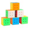 Ella Dream, 6 Pack Speed Cube Set, Stickerless Cube, Easy Smooth Turning Professional 3X3X3 Speed Cube, Party Favors, Puzzle Toys for Children, Adults, and All Ages