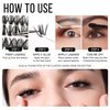 Hermosa Belleville Bliss, Cluster Lashes 72 Pcs Individual Hermosa Lash Clusters False Eyelashes Extension Natural Look, DIY Eyelash Extension Style at Home HMDIY-4