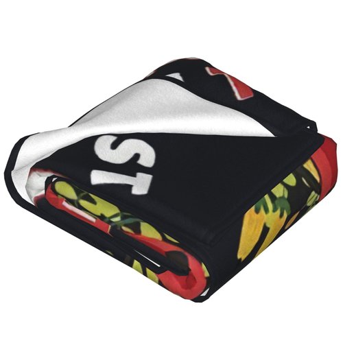 Just A Girl Who Loves Ladybugs Blanket Ladybug Decor Throw Blanket Gifts for Girls Boys Ladybug Lover Super Warm Soft Plush Lightweight Fleece Flannel Bed Blanket for Kids Adults Men Women 50"X40"