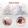 HEAL FORCE Pediatric Pulse Oximeter Fingertip OX Heart Rate Monitors SpO2 Levels Adjustable Alarm Adult & Infant Blood Oxygen Saturation Monitor With Case