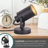 Catalina Lighting Modern Multipurpose Spotlight Desk or Wall Mount Accent Lamp, 6", Dark Bronze, Pack of 1