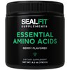 SEALFIT Essential Amino Acids Pre + During + Post Workout Powder. EAA + BCAA Aminos Supplement for Energy, Muscle Growth, and Recovery. EAAs and BCAAs Preworkout for Men & Women. Perfect Berry Flavor
