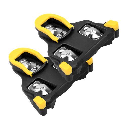 Thinvik Bike Cleats for Shimano SPD-SL System Pedals Compatible with SH11 Road Bicycle Replacement Cleats & Indoor Cycling for Three-Hole Cycling Shoes Men Women (6 Degree Float)