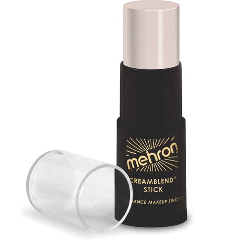 Mehron Makeup CreamBlend Stick | Face Paint, Body Paint, & Foundation Cream Makeup | Body Paint Stick Perfect for Halloween Makeup .75 oz (21 g) (Alabaster)