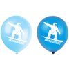 Snowboard Latex Balloons, 12inch (16pcs) Sports Birthday Party Decorations, Supplies