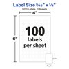 Avery Multi-Use Removable Labels, 5/16" x 1/2", White, Non-Printable, 1,100 Blank Labels Total (5412)