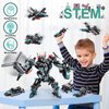 LUKAT Robot Building Toys for Boys Age 6 7 8 9 10 11 Year Old, 577 PCS STEM Toy Kit, 25-in-1 Building Bricks Educational Construction Set Engineering Toys, Activities Learning Gift for Kids