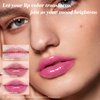 Unidollss MOOD Color Changing Hydrating Lip Glow Oil, Moisturizing Lip Gloss Plumping, Smooth Finish and Fine Shimmer Tinted Lip Balm, Non-Sticky Long Lasting Nourishing Lip Oil