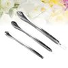 3pcs Mini Spatula for Cosmetics Stainless Steel Makeup Spatula Reusable Applicator Beauty Scoops for Cosmetics