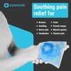 ICEWRAPS 5x7 Gel Ice Packs For Injuries Reusable | Hot Cold Gel Pack for Injuries, Pain Relief, and Migraines | Soft Ice Pack For Arm, Leg, and Back Brace | Flexible Gel Compress Ice Packs | Pack of 4