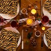 40Pcs Tiger Print Party Napkins Tiger Print Theme Party Paper Napkins Disposable Party Napkins Set Tiger Print Paper Luncheon Napkins Safari Tiger Print Theme Party Supplies