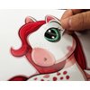 24 Sheets Unicorn Stickers Make a Face Stickers for Kids DIY Unicorn Sticker Sheet for Girls Children Unicorn Birthday Party Favors Exchange Gifts