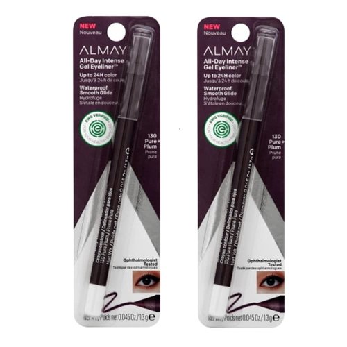 Pack of 2 Almay All-Day Intense Gel Eyeliner, Pure Plum 130