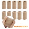 Zittop 10 pcs Finger Sleeves, Thumb Splint Brace Support Protector Breathable Elastic Finger Tape for Pain Relief Arthritis Trigger Finger Sports Aid Basketball Baseball Volleyball（Skin）